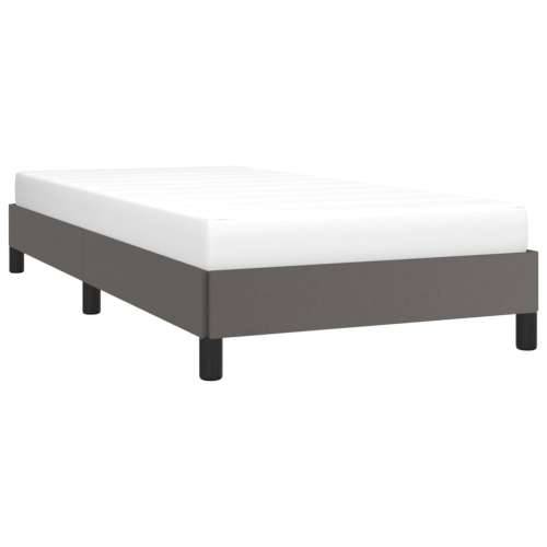 Okvir za krevet sivi 90x190 cm od umjetne kože Cijena