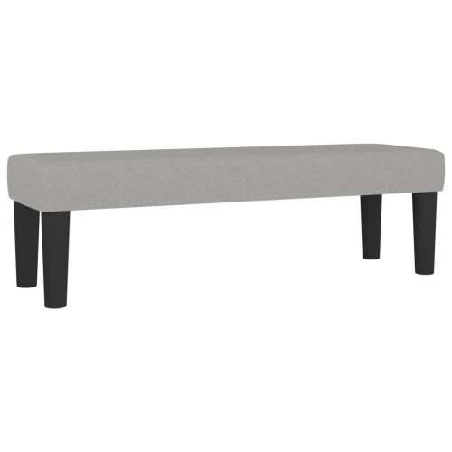 Krevet box spring s madracem svjetlosivi 140x200 cm od tkanine - Svjetlosiva 140 x 200 cm Obično s čavlima Cijena