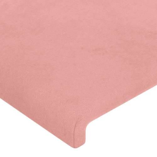 LED uzglavlje ružičasto 183x16x118/128 cm baršunasto - Ružičasta 183 x 16 x 118/128 cm 1 Cijena