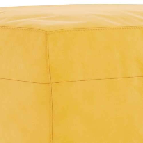 Klupa žuti 100 x 35 x 41 cm baršunasta - Žuta 100 x 35 x 41 cm Cijena