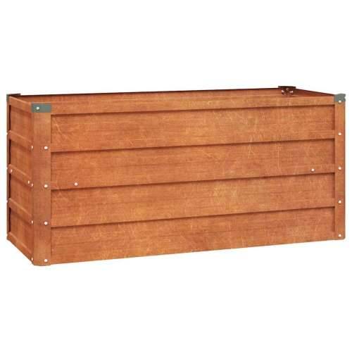 Povišena gredica - Vrtna gredica boja hrđe 100 x 40 x 45 cm čelik COR-TEN - 100 x 40 x 45 cm 1 Cijena