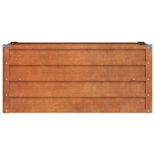 Povišena gredica - Vrtna gredica boja hrđe 100 x 40 x 45 cm čelik COR-TEN - 100 x 40 x 45 cm 1 Cijena