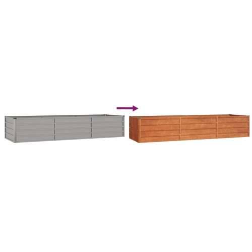 Povišena gredica - Vrtna gredica boja hrđe 240 x 80 x 45 cm čelik COR-TEN - 240 x 80 x 45 cm 1 Cijena
