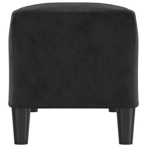 Klupa crna 100x35x41 cm baršunasta - Crna 100 x 35 x 41 cm Cijena