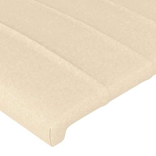 LED uzglavlje krem 90x5x118/128 cm od tkanine - Krema 90 x 5 x 118/128 cm 1 Cijena