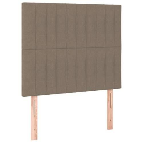 LED uzglavlje smeđesivo 100x5x118/128 cm od tkanine - Sivo-smeđa 100 x 5 x 118/128 cm 1 Cijena