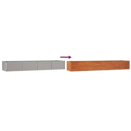 Povišena gredica - Vrtna gredica boja hrđe 320 x 80 x 45 cm čelik COR-TEN - 320 x 80 x 45 cm 1 Cijena