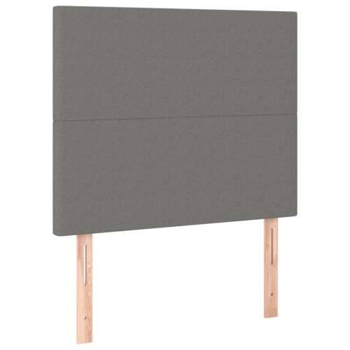 Krevet box spring s madracem LED tamnosivi 100x200 cm tkanina - Tamno siva 100 x 200 cm Gladak dizajn Cijena