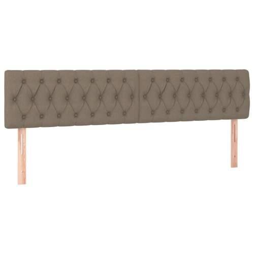 LED uzglavlje smeđesivo 180 x 7 x 78/88 cm od tkanine - Sivo-smeđa 180 x 7 x 78/88 cm 1 Cijena