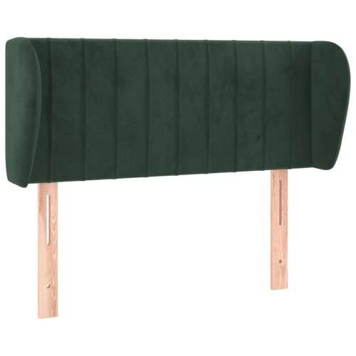 Uzglavlje s ušima tamnozeleno 103x23x78/88 cm baršunasto - Tamnozelena 103 x 23 x 78/88 cm 1 Cijena