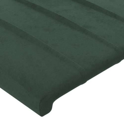 Uzglavlje s ušima tamnozeleno 103x23x78/88 cm baršunasto - Tamnozelena 103 x 23 x 78/88 cm 1 Cijena