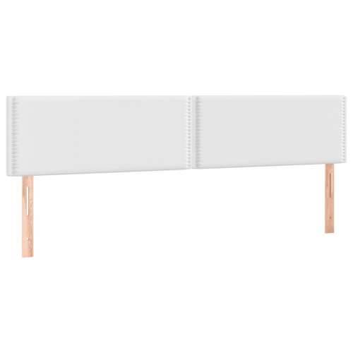 LED uzglavlje bijelo 160 x 5 x 78/88 cm od umjetne kože - Bijela 160 x 5 x 78/88 cm 1 Cijena
