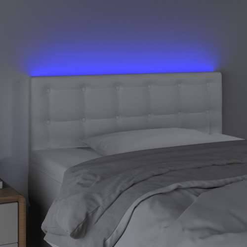 LED uzglavlje bijelo 100 x 5 x 78/88 cm od umjetne kože - Bijela 100 x 5 x 78/88 cm 1 Cijena