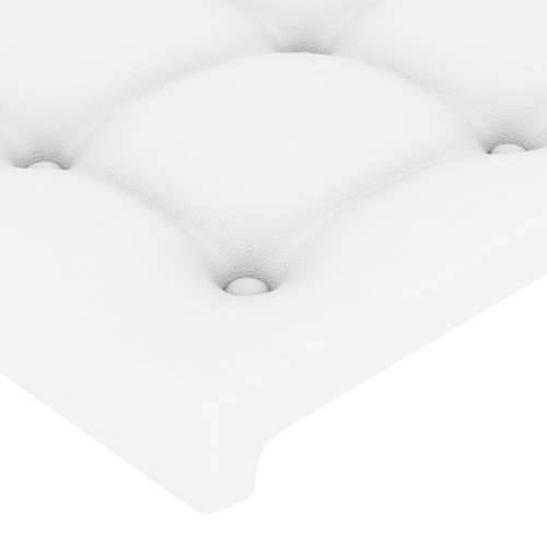 LED uzglavlje bijelo 100 x 5 x 78/88 cm od umjetne kože - Bijela 100 x 5 x 78/88 cm 1 Cijena