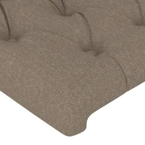 LED uzglavlje smeđesivo 80 x 7 x 78/88 cm od tkanine - Sivo-smeđa 80 x 7 x 78/88 cm 1 Cijena