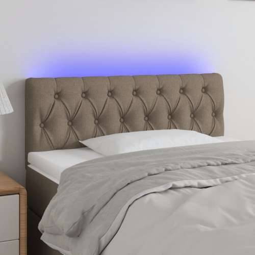 LED uzglavlje smeđesivo 90 x 7 x 78/88 cm od tkanine - Sivo-smeđa 90 x 7 x 78/88 cm 1 Cijena