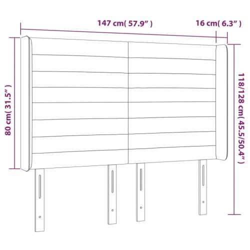 LED uzglavlje ružičasto 147x16x118/128 cm baršunasto - Ružičasta 147 x 16 x 118/128 cm 1 Cijena