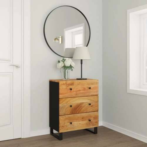 Komoda 60 x 33 x 75 cm od masivnog bagremovog drva - 1 Masivno bagremovo drvo Cijena