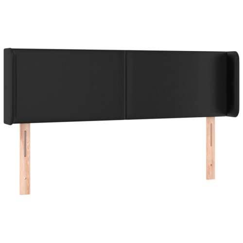 LED uzglavlje crno 147x16x78/88 cm od umjetne kože - Crna 147 x 16 x 78/88 cm 1 Cijena