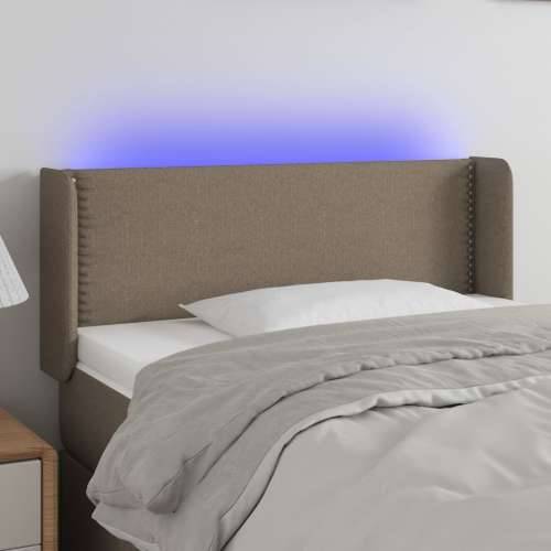 LED uzglavlje smeđesivo 93x16x78/88 cm od tkanine - Sivo-smeđa 93 x 16 x 78/88 cm 1 Cijena