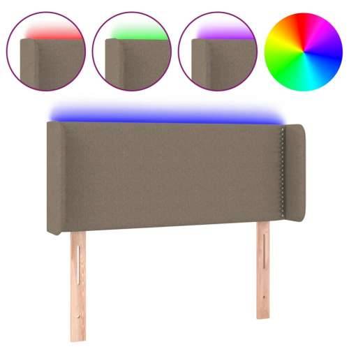 LED uzglavlje smeđesivo 93x16x78/88 cm od tkanine - Sivo-smeđa 93 x 16 x 78/88 cm 1 Cijena