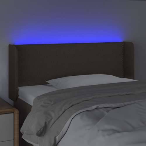 LED uzglavlje smeđesivo 93x16x78/88 cm od tkanine - Sivo-smeđa 93 x 16 x 78/88 cm 1 Cijena