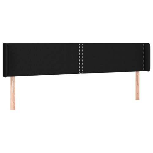 LED uzglavlje crno 183x16x78/88 cm od tkanine - Crna 183 x 16 x 78/88 cm 1 Cijena
