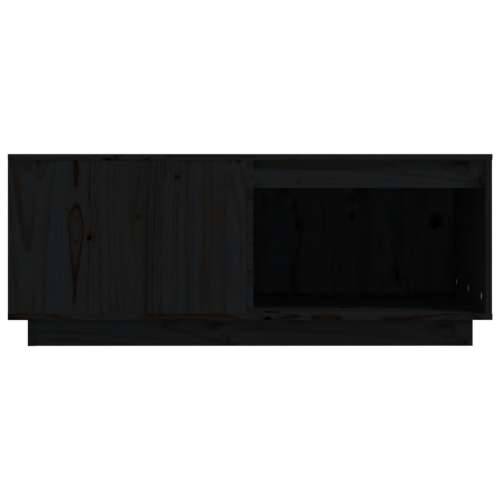 Stolić za kavu crni 100 x 101 x 40,5 cm od masivne borovine - Crna 100 x 101 x 40.5 cm 1 Cijena