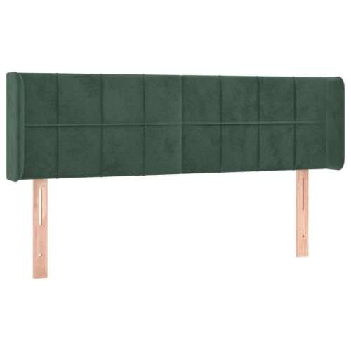 LED uzglavlje tamnozeleno 147x16x78/88 cm baršunasto - Tamnozelena 147 x 16 x 78/88 cm 1 Cijena