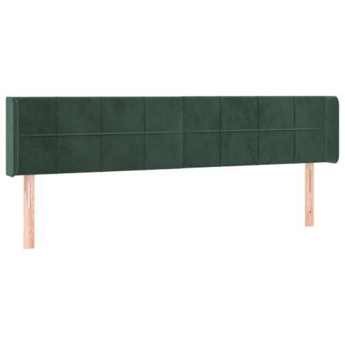 LED uzglavlje tamnozeleno 163x16x78/88 cm baršunasto - Tamnozelena 163 x 16 x 78/88 cm 1 Cijena