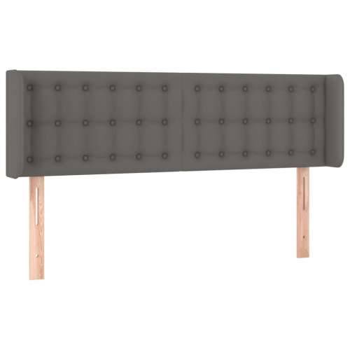 LED uzglavlje sivo 147x16x78/88 cm od umjetne kože - Siva 147 x 16 x 78/88 cm 1 Cijena