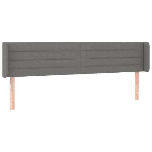 LED uzglavlje tamnosivo 163x16x78/88 cm od tkanine - Tamno siva 163 x 16 x 78/88 cm 1 Cijena