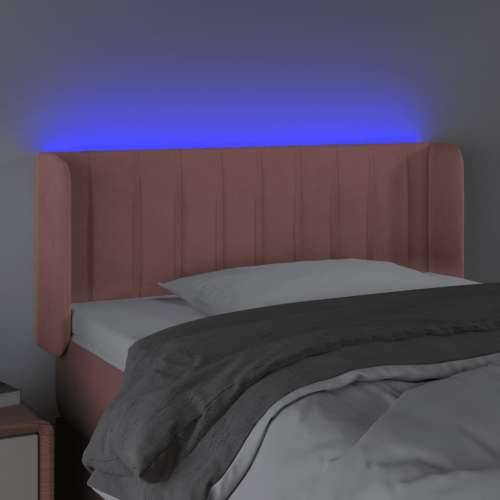 LED uzglavlje ružičasto 93x16x78/88 cm baršunasto - Ružičasta 93 x 16 x 78/88 cm 1 Cijena