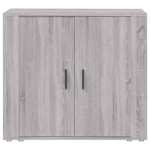Komoda sivog hrasta sonome 80x33x70 cm od konstruiranog drva - Sivi hrast sonoma 1 Cijena