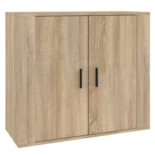 Komoda boja hrasta sonome 80 x 33 x 70 cm od konstruiranog drva - sonoma hrast 1 Cijena