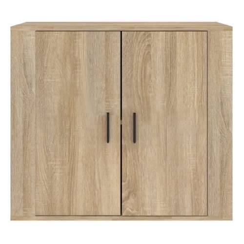 Komoda boja hrasta sonome 80 x 33 x 70 cm od konstruiranog drva - sonoma hrast 1 Cijena