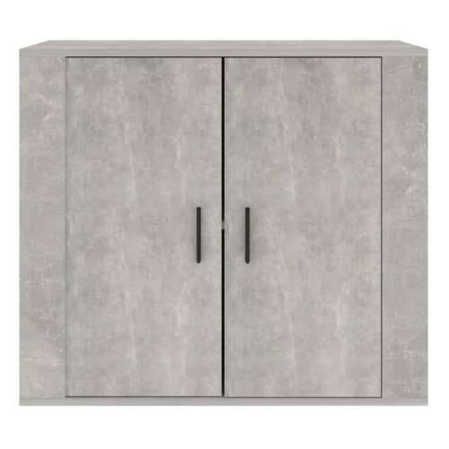 Komoda siva boja betona 80 x 33 x 70 cm od konstruiranog drva - Beton siva 1 Cijena