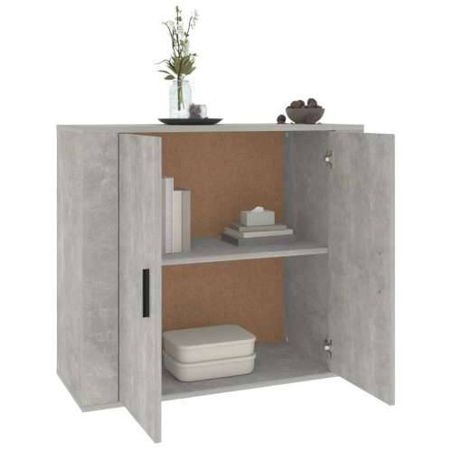 Komoda siva boja betona 80 x 33 x 70 cm od konstruiranog drva - Beton siva 1 Cijena