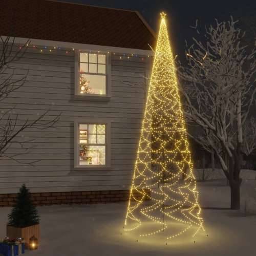 Božićno drvce sa šiljkom i 3000 LED žarulja tople bijele 800 cm Cijena