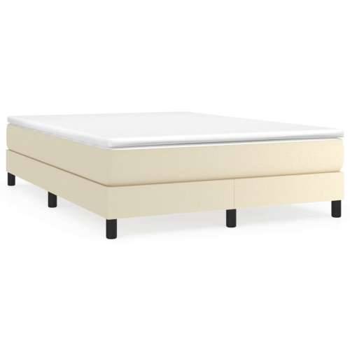 Okvir za krevet krem 140x190 cm od umjetne kože - Krema 140 x 190 cm 25 cm Cijena