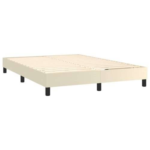 Okvir za krevet krem 140x190 cm od umjetne kože - Krema 140 x 190 cm 25 cm Cijena