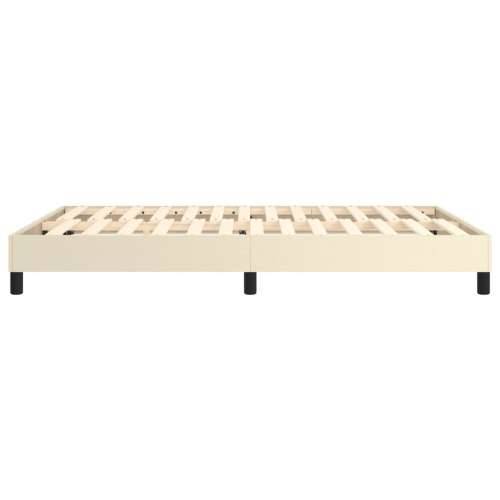 Okvir za krevet krem 140x190 cm od umjetne kože - Krema 140 x 190 cm 25 cm Cijena