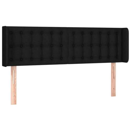 LED uzglavlje crno 147x16x78/88 cm od tkanine - Crna 147 x 16 x 78/88 cm 1 Cijena