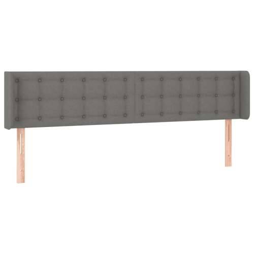 LED uzglavlje tamnosivo 203x16x78/88 cm od tkanine - Tamno siva 203 x 16 x 78/88 cm 1 Cijena