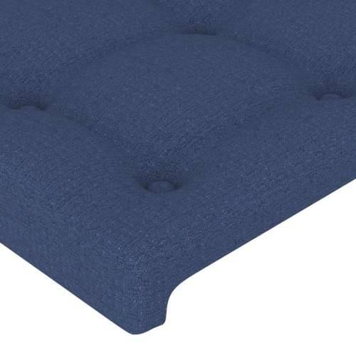 LED uzglavlje plavo 83 x 16 x 118/128 cm od tkanine - Plava 83 x 16 x 118/128 cm 1 Cijena