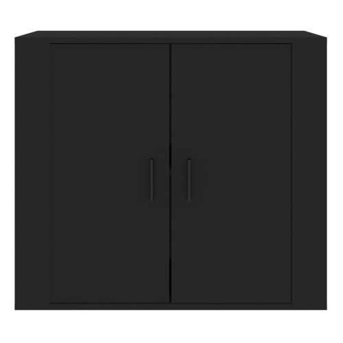 Komoda crna 80 x 33 x 70 cm od konstruiranog drva - Crna 1 Cijena