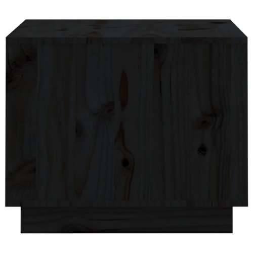 Stolić za kavu crni 120 x 50 x 40,5 cm od masivne borovine Cijena