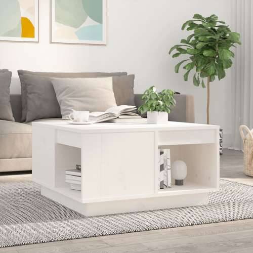 Stolić za kavu Bijela 60x61x32,5 cm od masivne borovine - Bijela 60 x 61 x 32.5 cm 1 Cijena