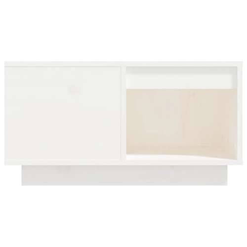 Stolić za kavu Bijela 60x61x32,5 cm od masivne borovine - Bijela 60 x 61 x 32.5 cm 1 Cijena