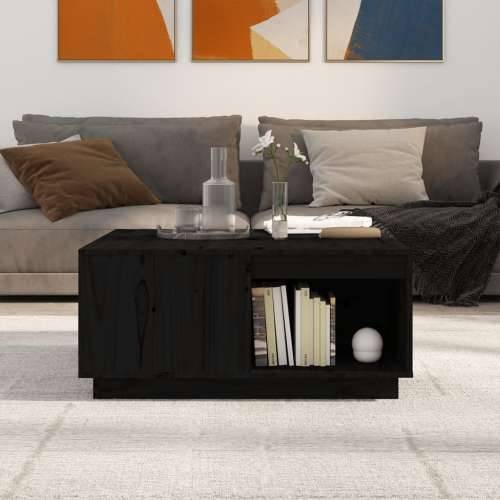 Stolić za kavu crni 80x81x36,5 cm od masivne borovine - Crna 80 x 81 x 36.5 cm 1 Cijena